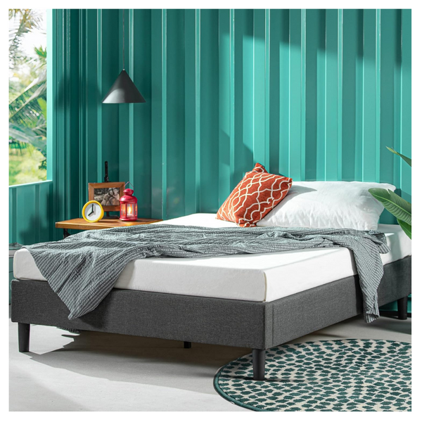 Zinus Curtis Upholstered Platform Bed Frame (Queen)
