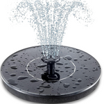 Mademax Solar Bird Bath Fountain Pump with 6 Nozzle