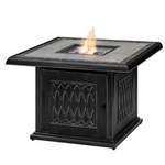 Steel and Aluminum Outdoor Fire Pit Table