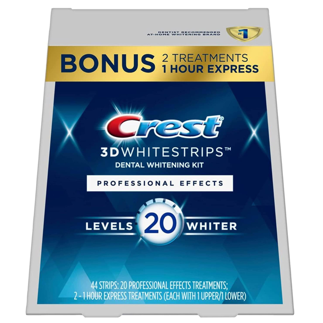 44-Strips Crest 3D White Effects 22 Treatments Teeth Whitening Kit