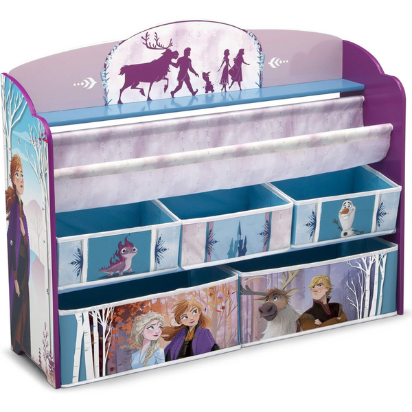 Delta Children Frozen II Deluxe Toy and Book Organizer