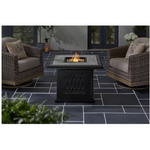 St. Charles 36" Steel and Aluminum Outdoor Fire Pit Table