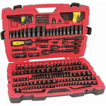 229-Piece Stanley 14/38/12DR Matte Black Chrome Set