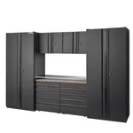 7-Piece Husky Steel Garage Storage System (128" x 81" x 24")