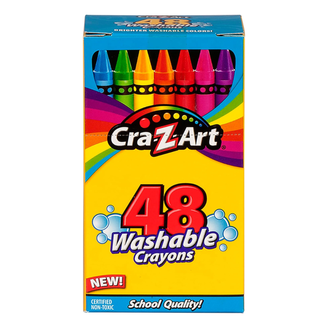 48-Count Cra-Z-Art Washable Classic Crayons (Assorted Colors)