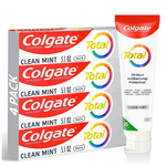 4-Pack Colgate Total Clean Mint 10 Benefits Toothpaste, 5.1 Oz