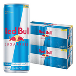 24-Pack Red Bull Sugar Free Energy Drink, 8.4 Fl Oz Cans