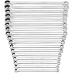 17-Piece GEARWRENCH 12 Point XL GearBox Double Box Ratcheting Wrench Set