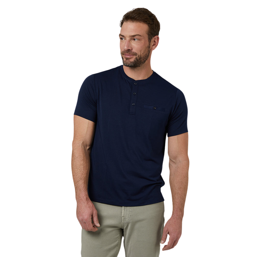 32 Degrees Men's Everyday Henley Pocket T-shirt