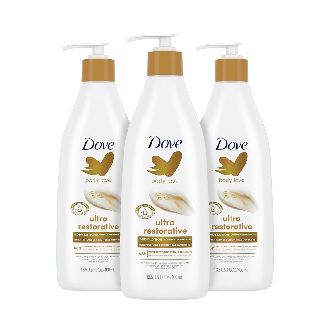 3-Pack Dove Body Love Body Lotion for Reoccuring Dry (13.5 oz)