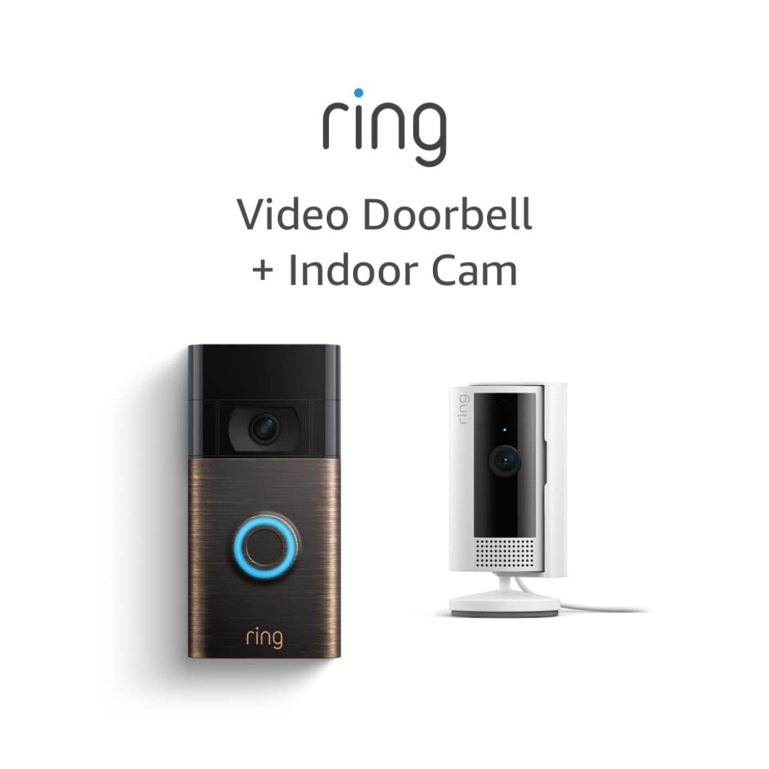 Ring Video Doorbell + Ring Indoor Cam (2nd Gen)