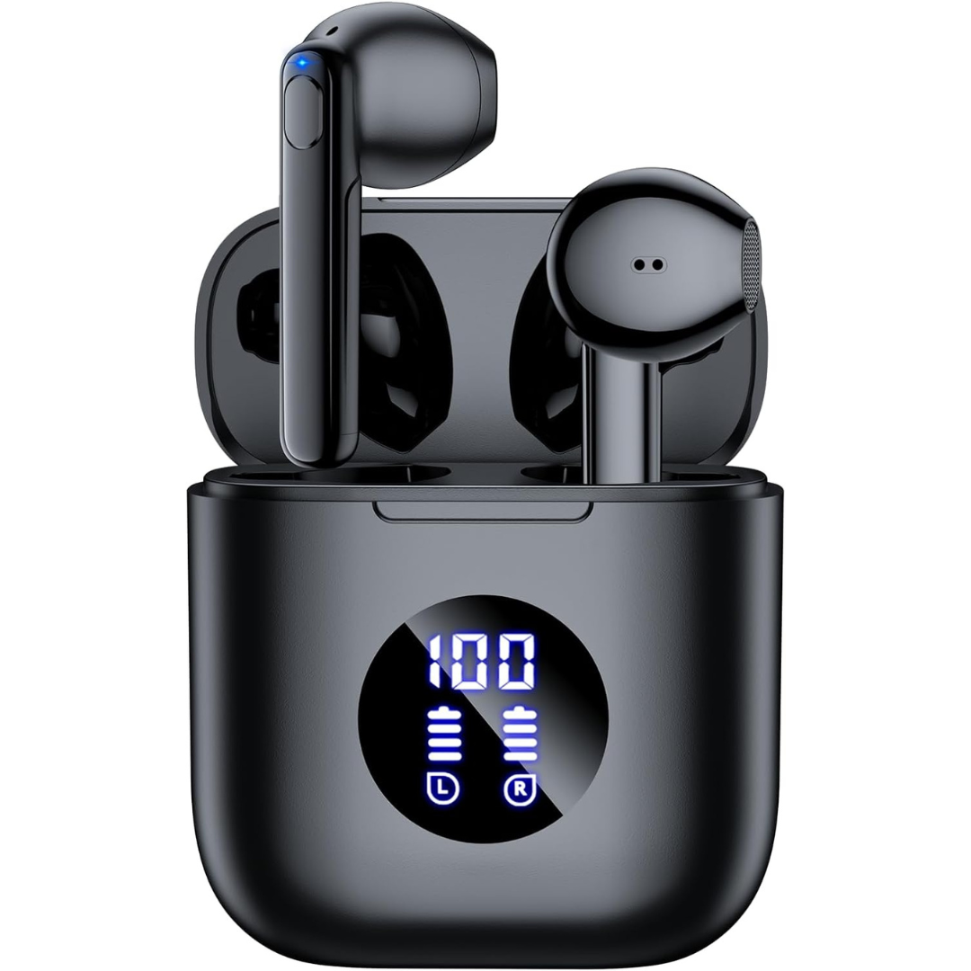 Occiam IPX7 Waterproof 5.3 Wireless Earbuds with 64H Playback