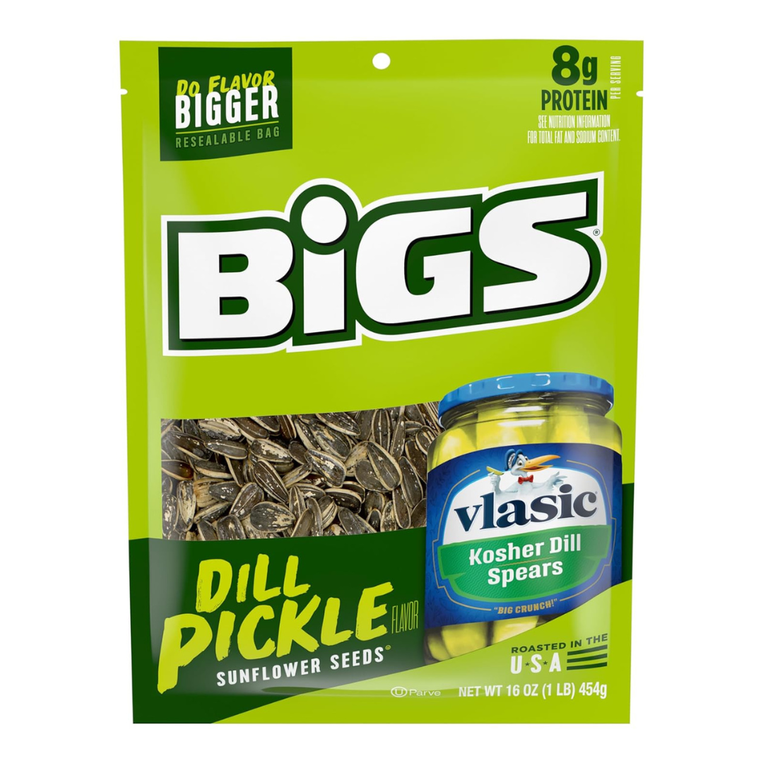 Bigs Vlasic Dill Pickle Sunflower Seeds (16oz)