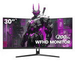 CRUA 30" Curved FHD VA Gaming Monitor + $15 GC