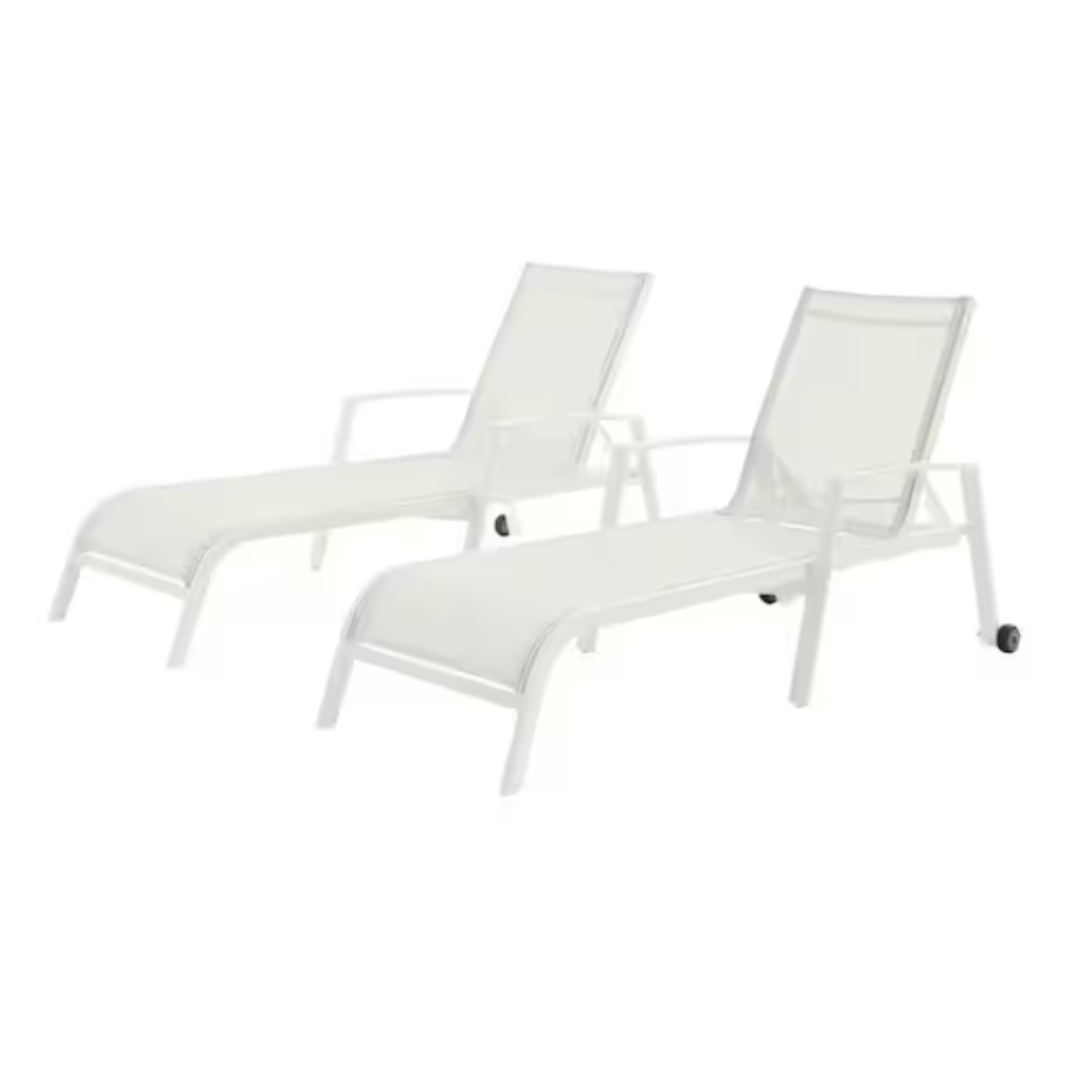 2-Pack Home Decorators Cooper Springs Grade Patio Lounge Chairs