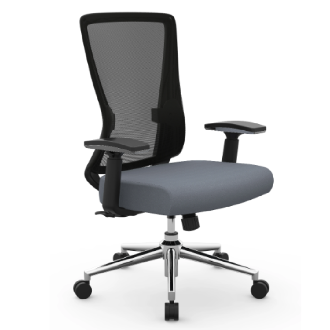 Realspace Levari Mesh/Vegan Leather Mid-Back Task Chair