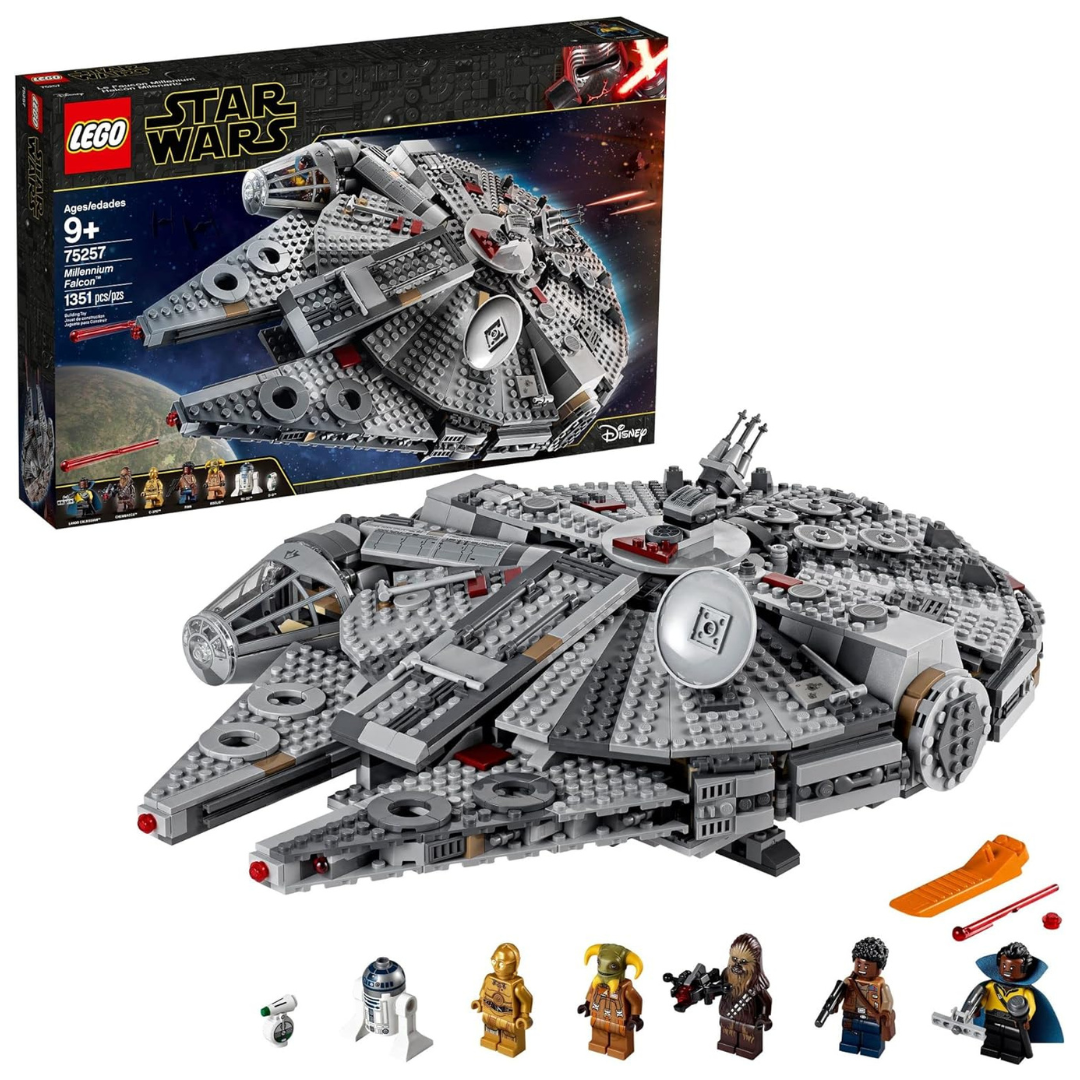 1351-Piece Lego Star Wars Millennium Falcon Starship Building Set (75257)