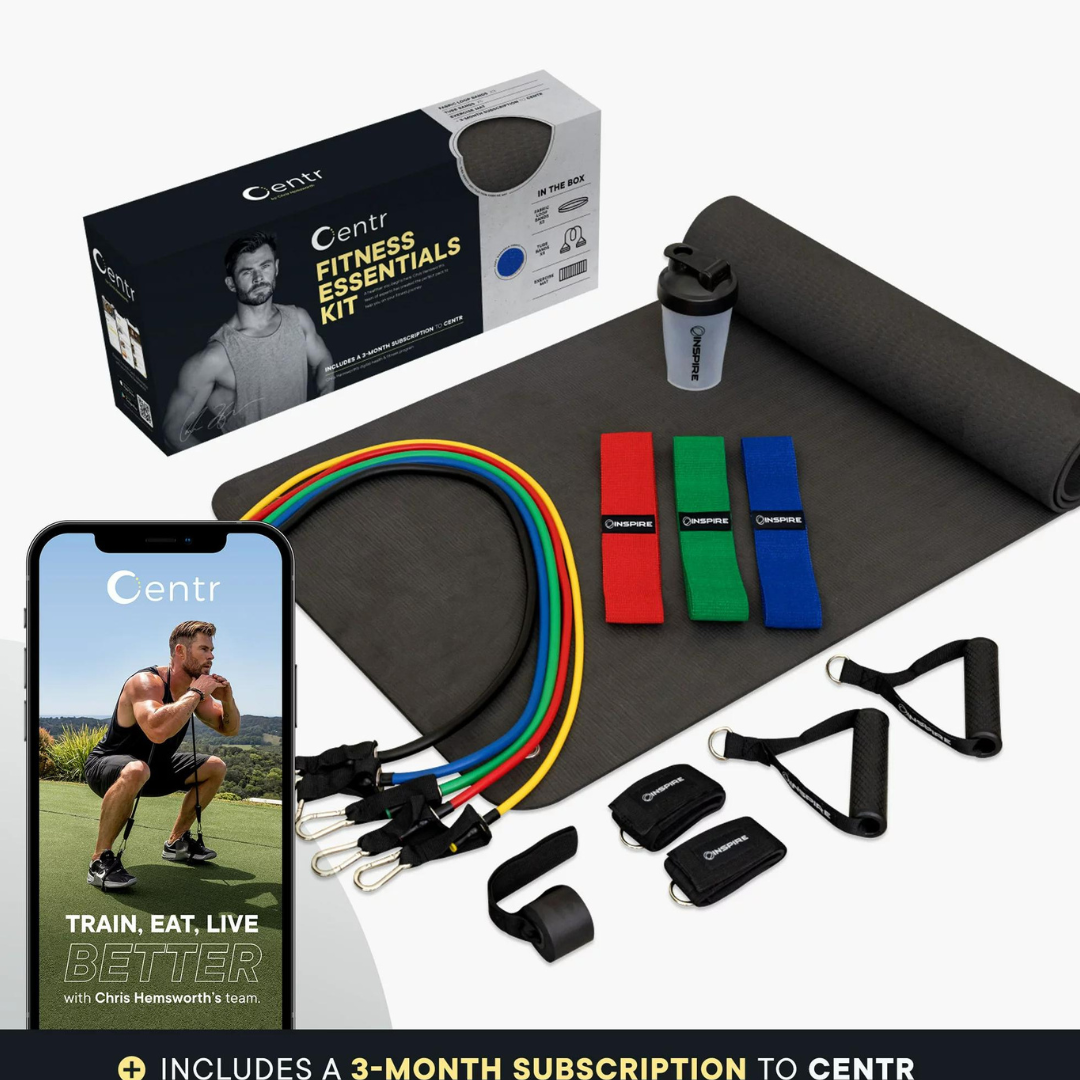 Centr by Chris Hemsworth Fitness Home Workout Equipment Kit