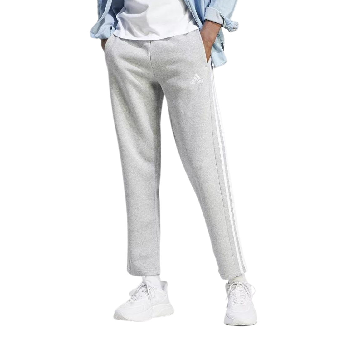 adidas Essentials Fleece Open Hem 3-Stripes Men's Pants