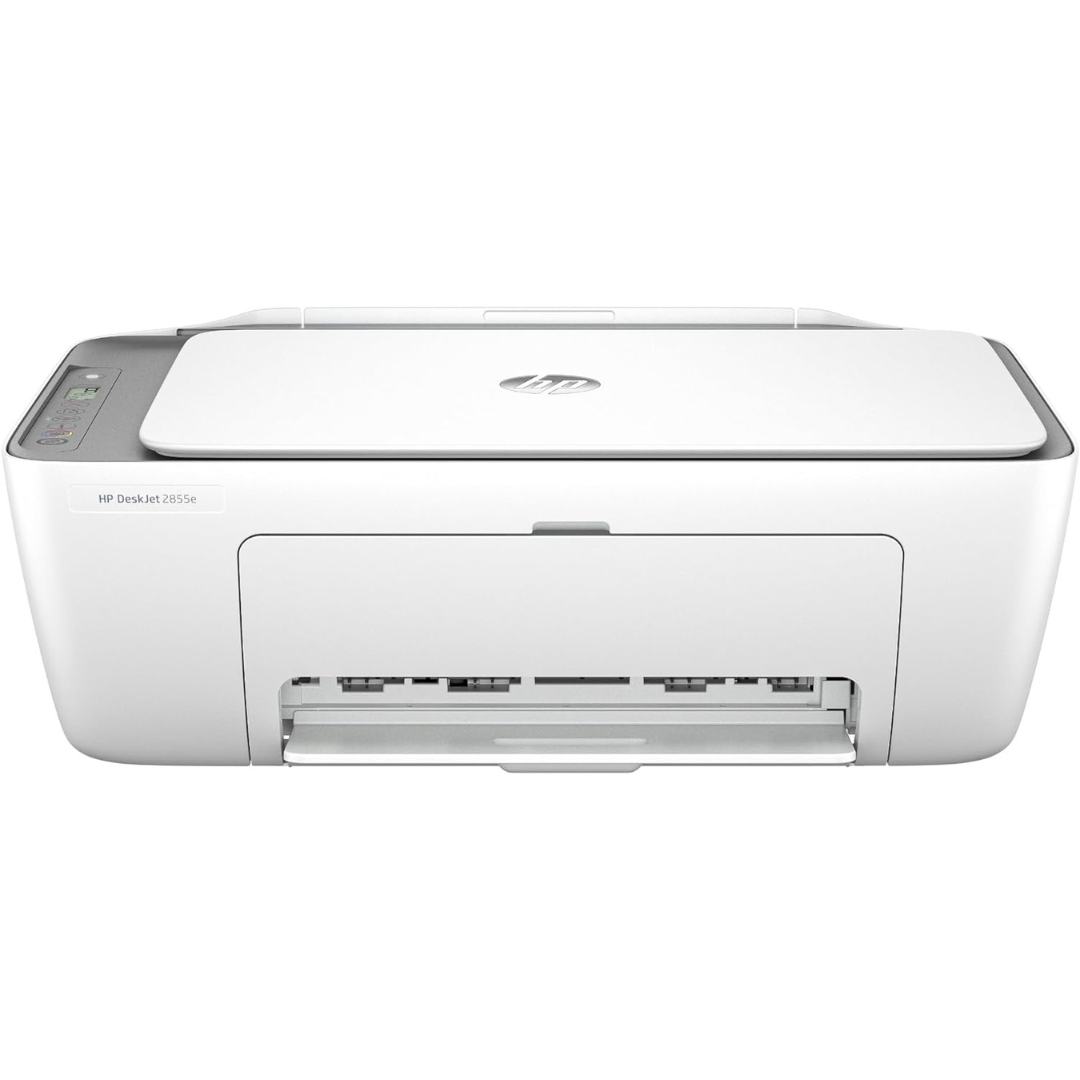 HP DeskJet 2855e Wireless All-in-One Color Inkjet Printer, Scanner, Copier, 3 months of ink included