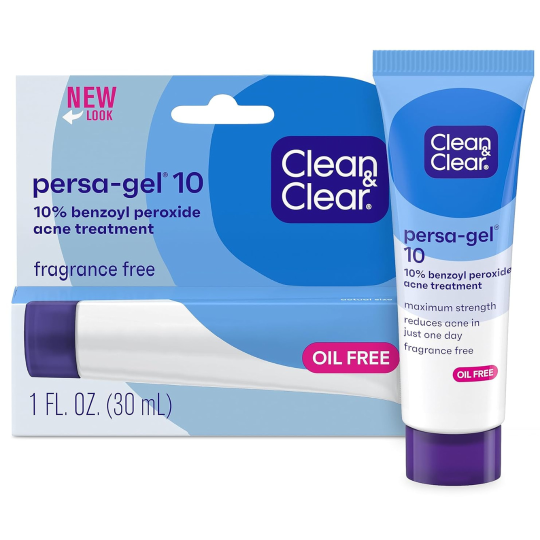 Clean & Clear Persa-Gel 10 Oil-Free Acne Spot Treatment, 1oz