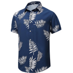 Simmashah Men's Short Sleeves Button Down Casual Hawaiian Shirt