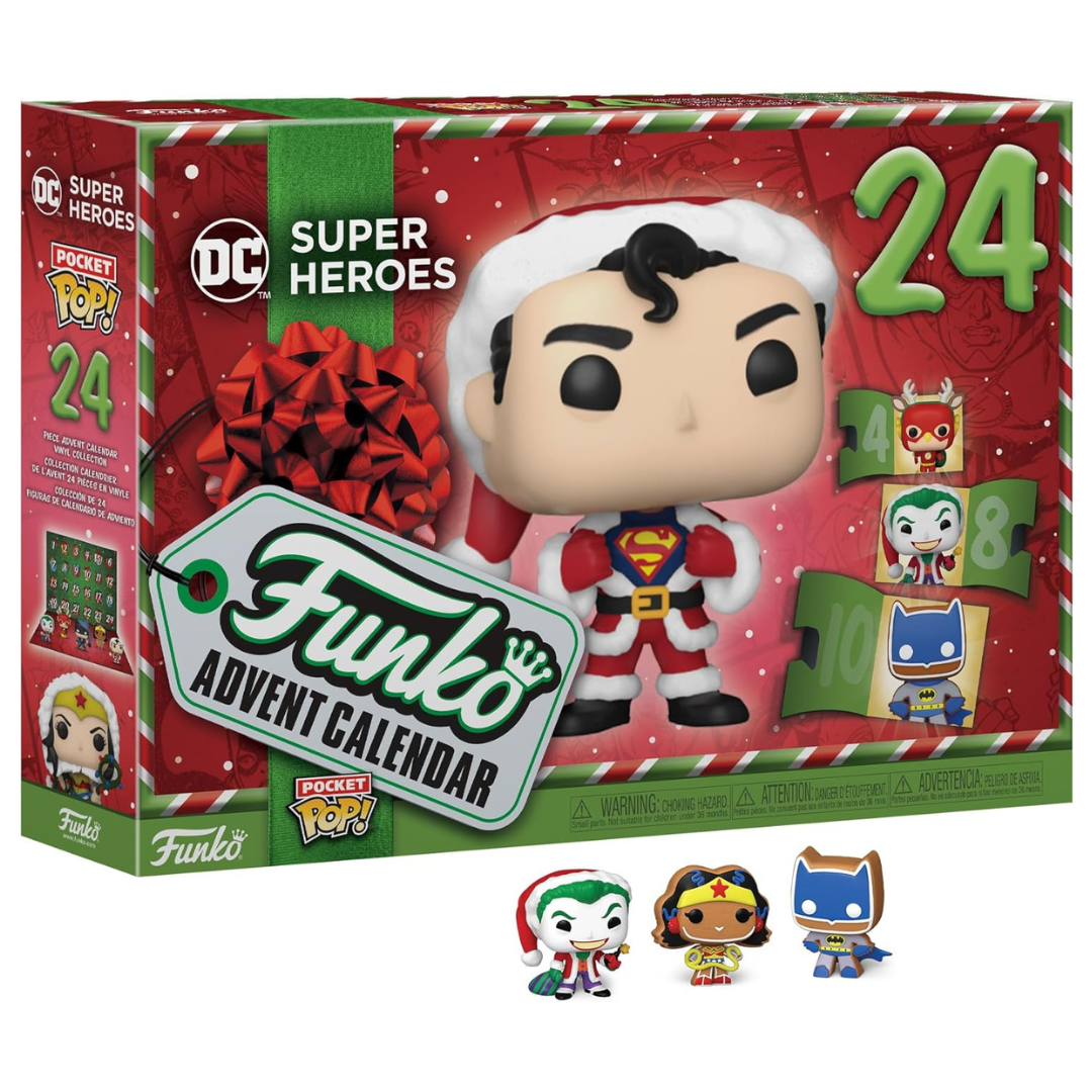 Funko Pop! Advent Calendar - 24 DC Super Heroes 2023 Vinyl Figures