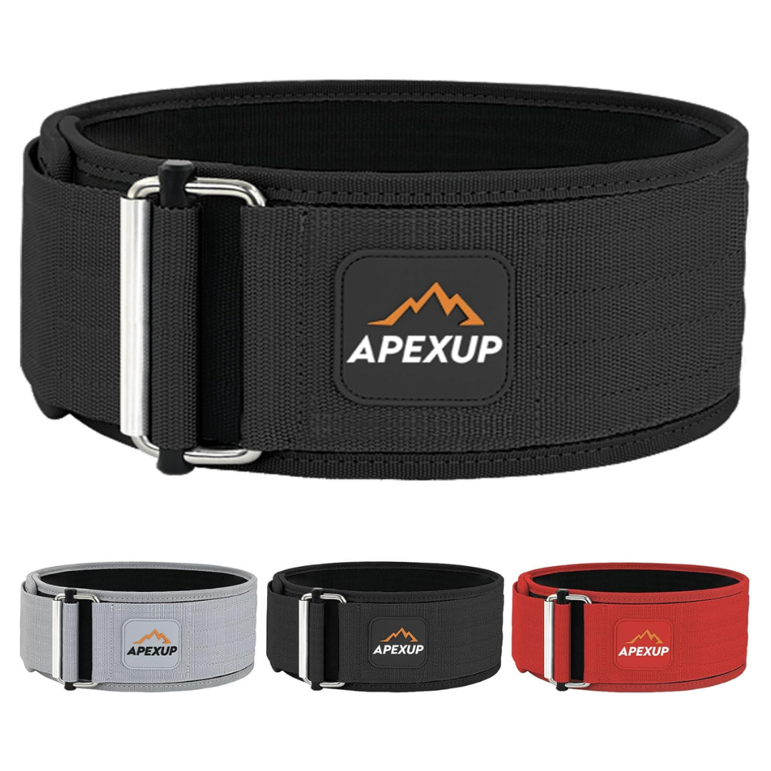 Apexup 4" Weight Lifting Belt for Men and Women