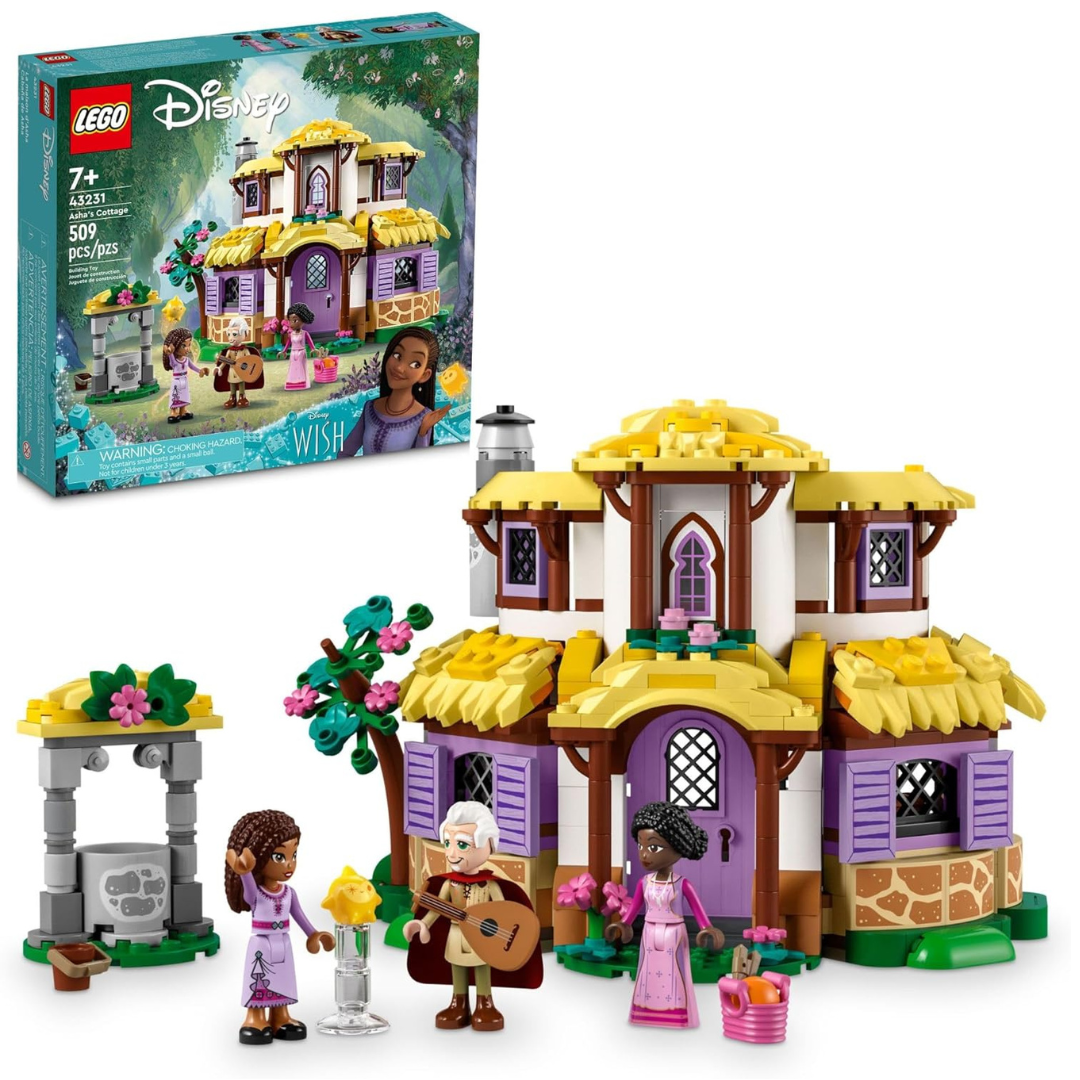 LEGO Disney Wish: Asha’s Cottage Building Toy Set