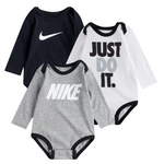 Baby Nike "Just Do It." 3-Pack Bodysuits