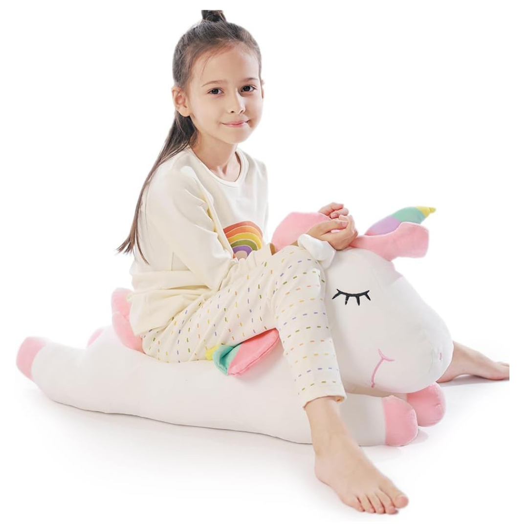 Unicorn Stuffed Animals Soft Unicorn Hugging Pillow Toy