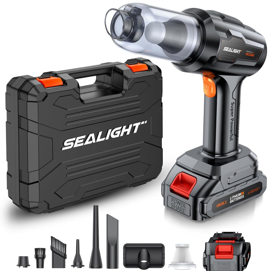 Sealight X1 Plus 21000Pa 120W Cordless Handheld Car Vacuum Kit