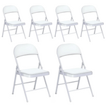6-Pack Akiudex Folding Chairs with Padded Seats