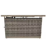 Home Decorators Avondale 25.98" x 25" Steel Propane Gas Gray Fire Pit