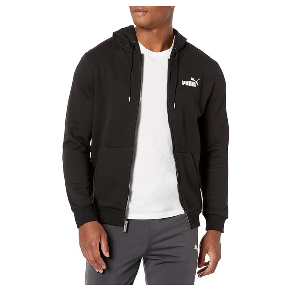 PUMA Men's Essentials Full Zip Fleece Hoodie