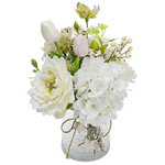 Artificial Flowers with Vase