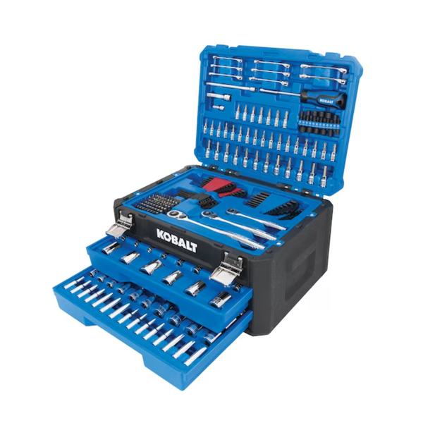 277-Piece Kobalt Polished Chrome Mechanics Tool Set