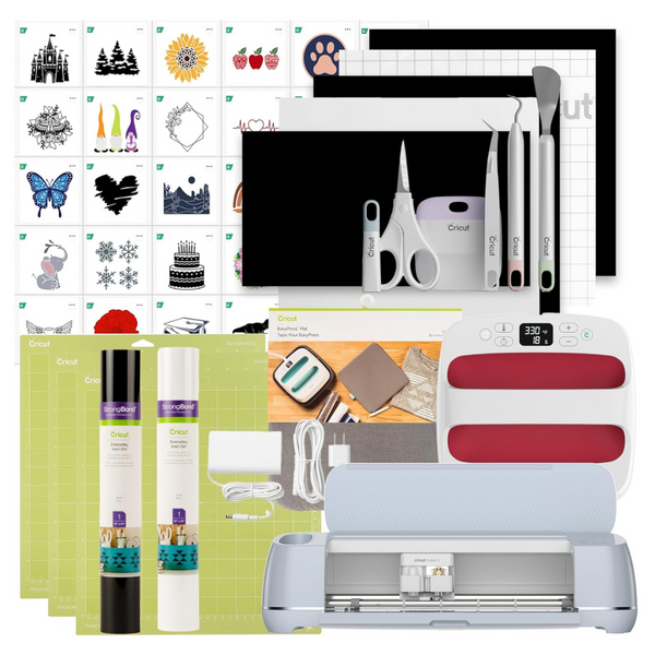 Cricut Maker 3 Smart Cutting Machine | Iron-On Starter Bundle