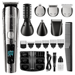 19-Piece Men's Cordless USB Rechargeable All in 1 Grooming Kit