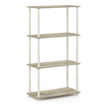 Furinno Turn-N-Tube 4-Tier Multipurpose Shelf Display Rack