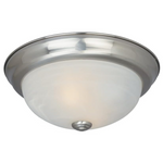 Modern 2-Light Flush Mount Ceiling Light Fixture