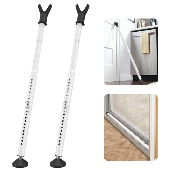 2 Pack Sliding Door Window Security Bar