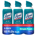 3-Pack Lysol Air Sanitizer Spray, 10 fl. oz