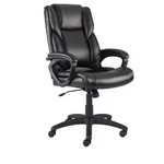 Kelburne Luxura Ergonomic Faux Leather Swivel Executive Chair