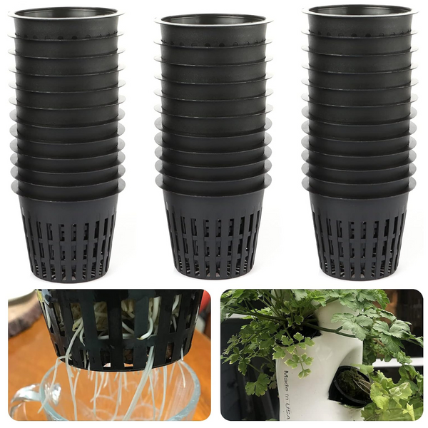 25-Piece IPXEAD 3 Inch Slotted Mesh Wide Lip Net Cups