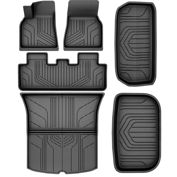 Yita Motor Tesla Model Y Floor Mats Full Set Custom Fit 2020-2024
