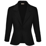 Hybrid & Company Women's Casual Work Office Blazer Jacket