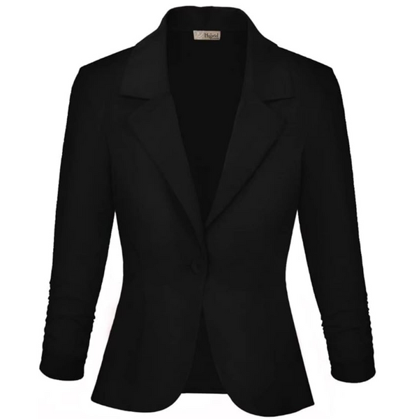 Hybrid & Company Women's Casual Work Office Blazer Jacket