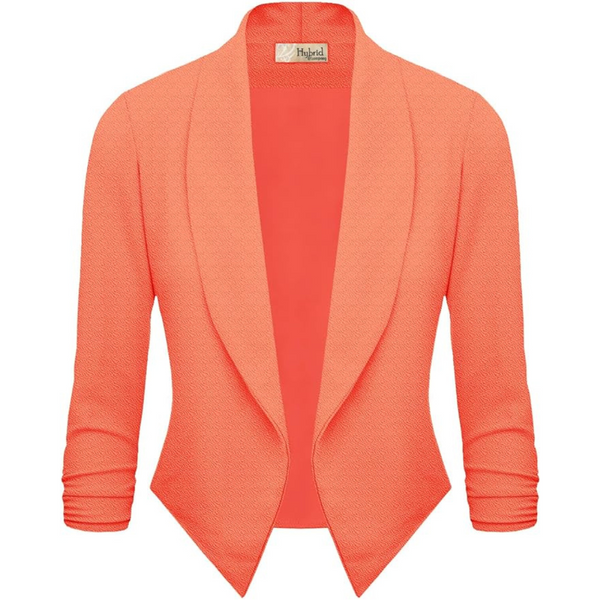 Hybrid & Company Lightweight Open Front Cardigan Office Blazer