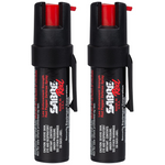 SABRE RED Max Police Strength Compact Pepper Spray (2 Count)